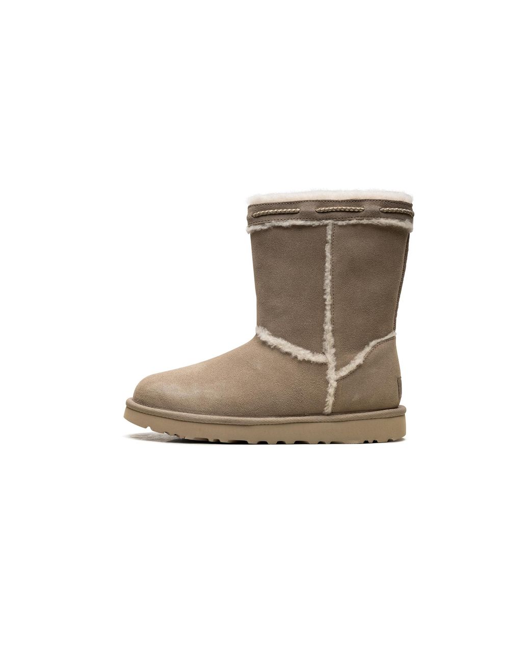 Ugg Black Classic Short Shearling Braid "Dune" 1166752 Dune"