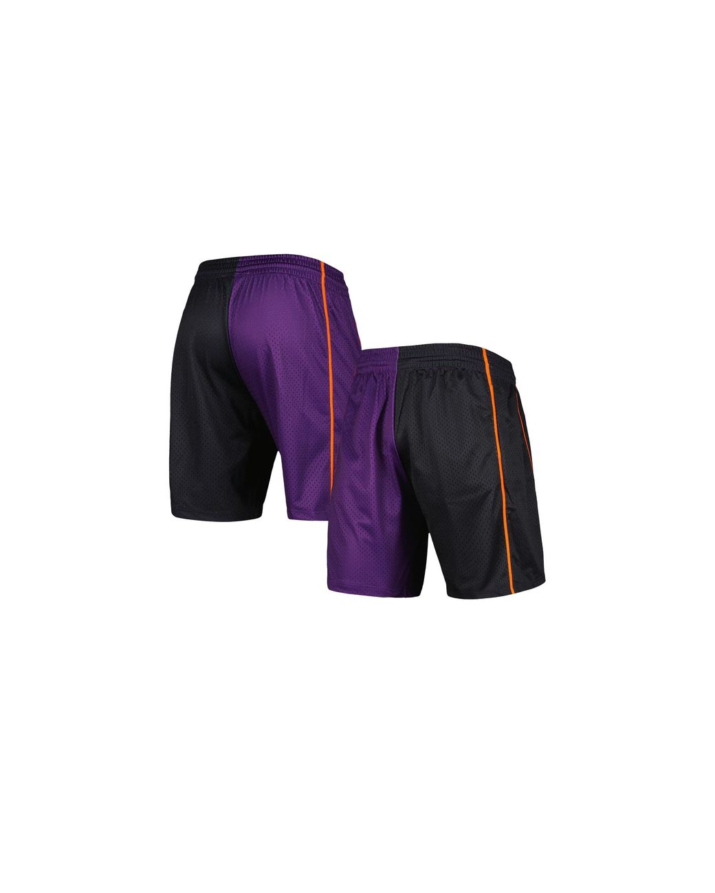 Mitchell & Ness Black Split Swingman Shorts "Nba Phoenix Suns 2001" Smsh4855 Psu01Pppbkpr" for men