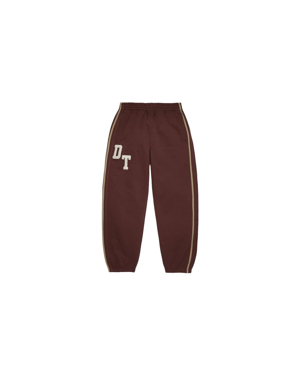 DENIM TEARS Black Chenille Embroidered Sweatpant Dt913" for men