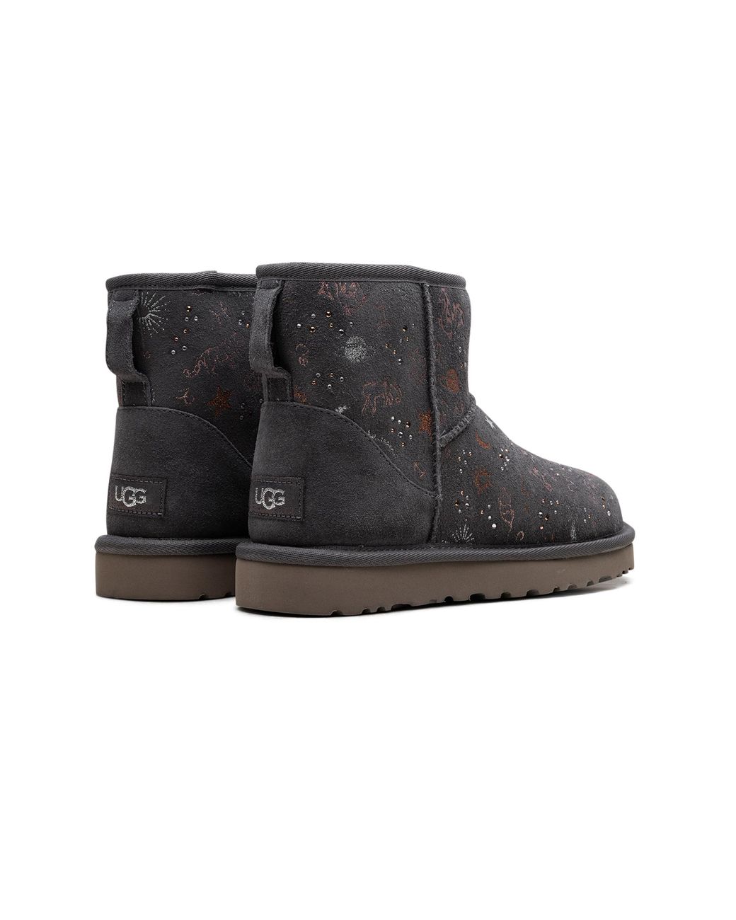 Ugg Black Classic Mini "Zodiac