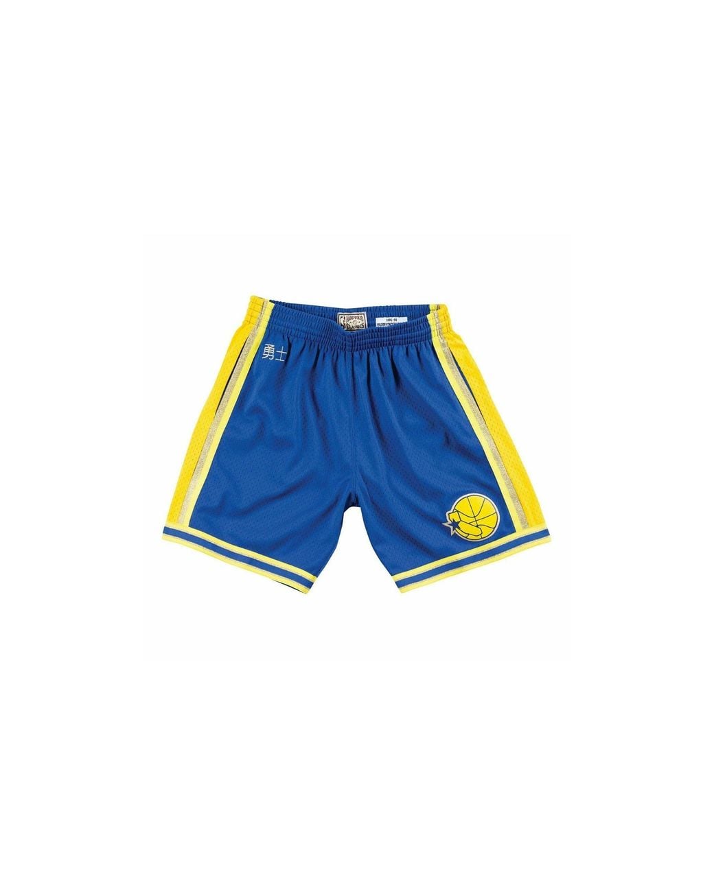 Mitchell & Ness Blue Nba Chinese New Year Swingman Shorts "1995-96 Golden State Warriors for men