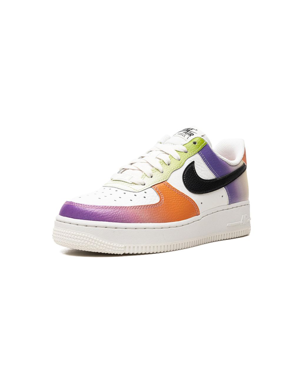Nike Black Air Force 1 Low S '07 Multicolor Tie Dye Size 6