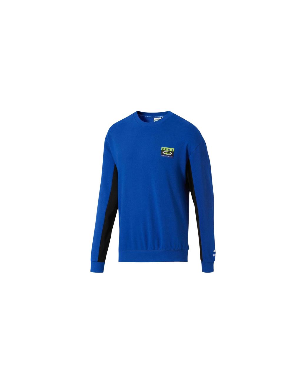 PUMA Blue 90S Retro Crewneck Sweatshirt 578913 03" for men