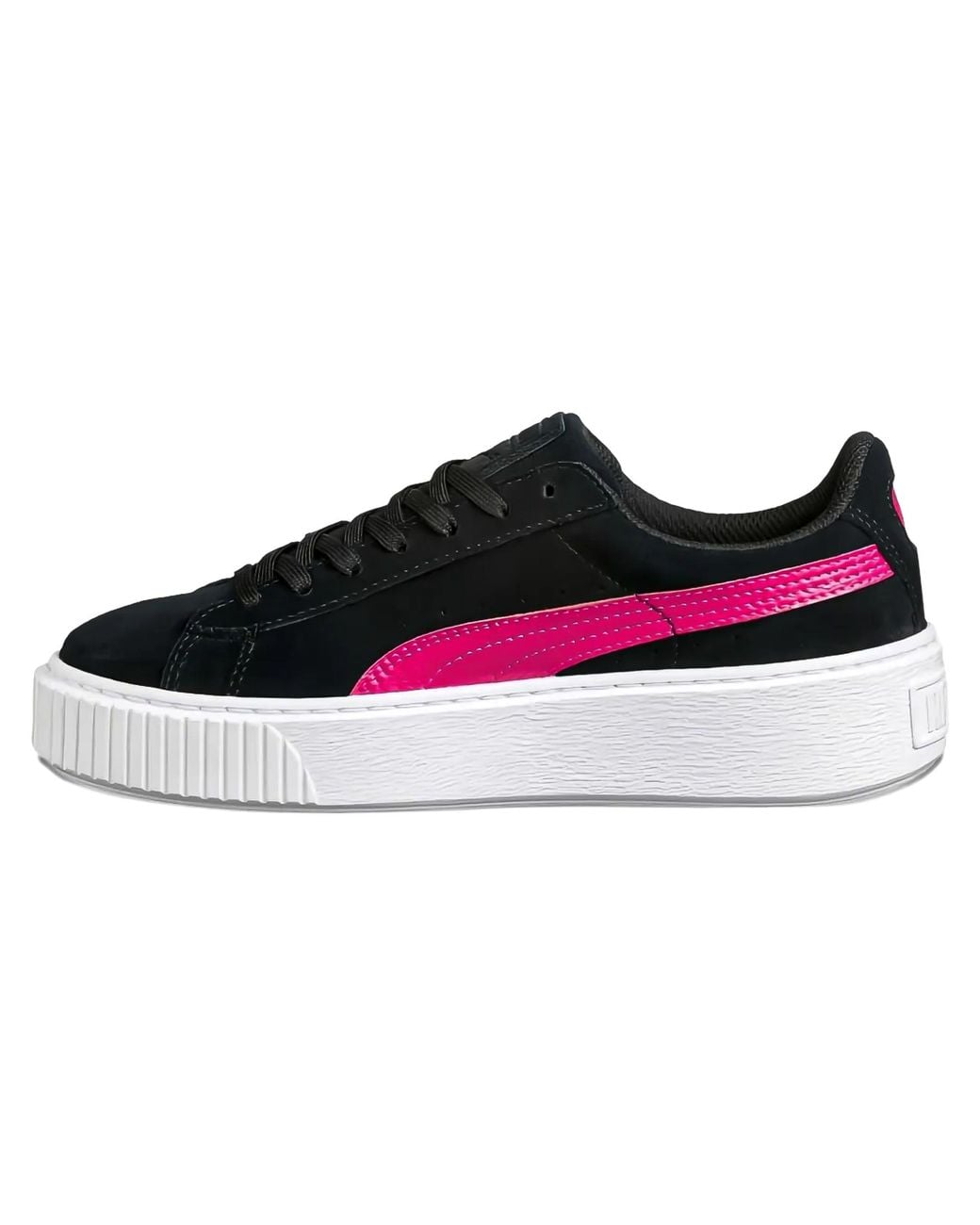 PUMA Black Suede Platform Snake 363906 01" for men
