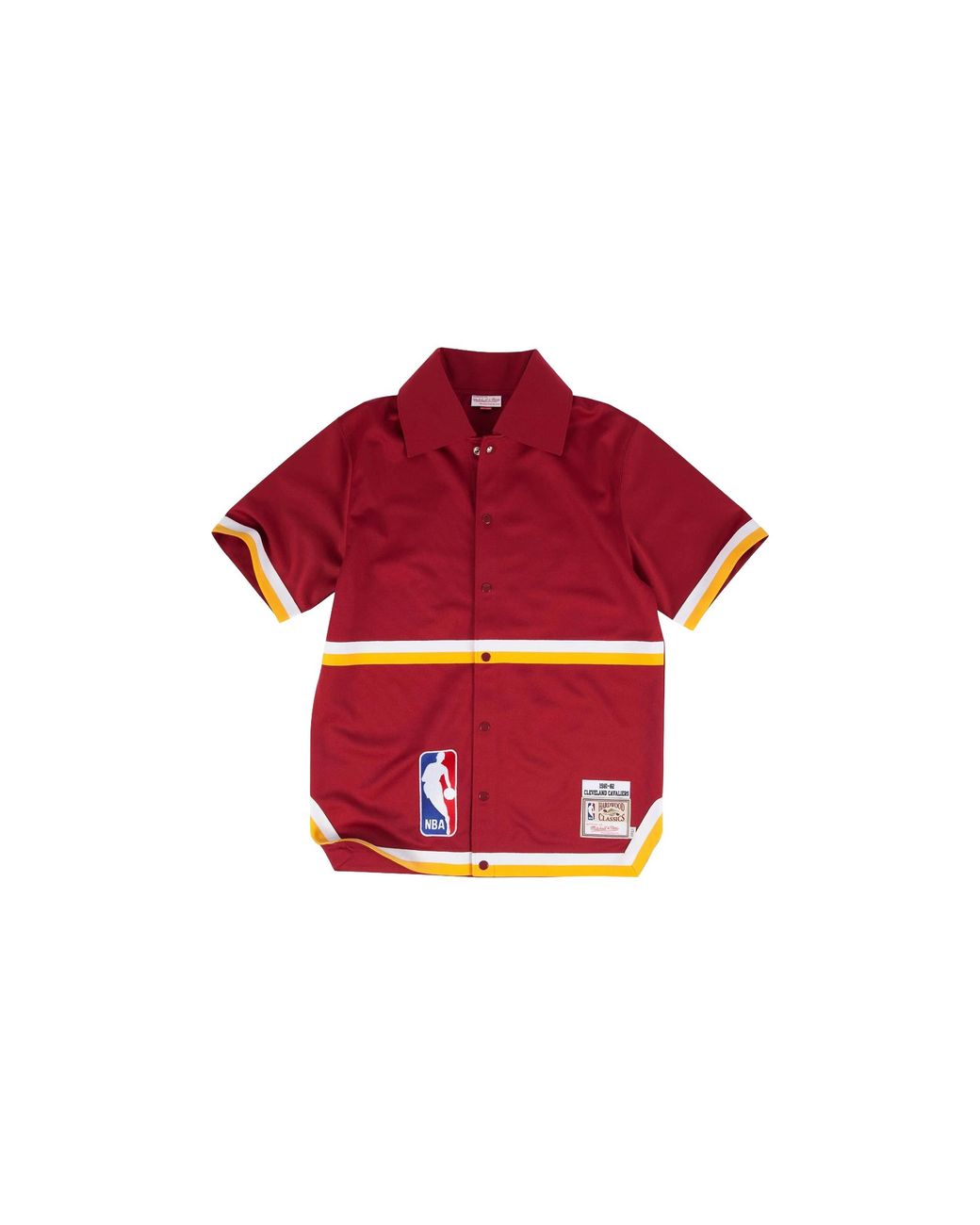 Mitchell & Ness Red Nba Authentic Shooting Shirt "1981 Cleveland Cavaliers for men
