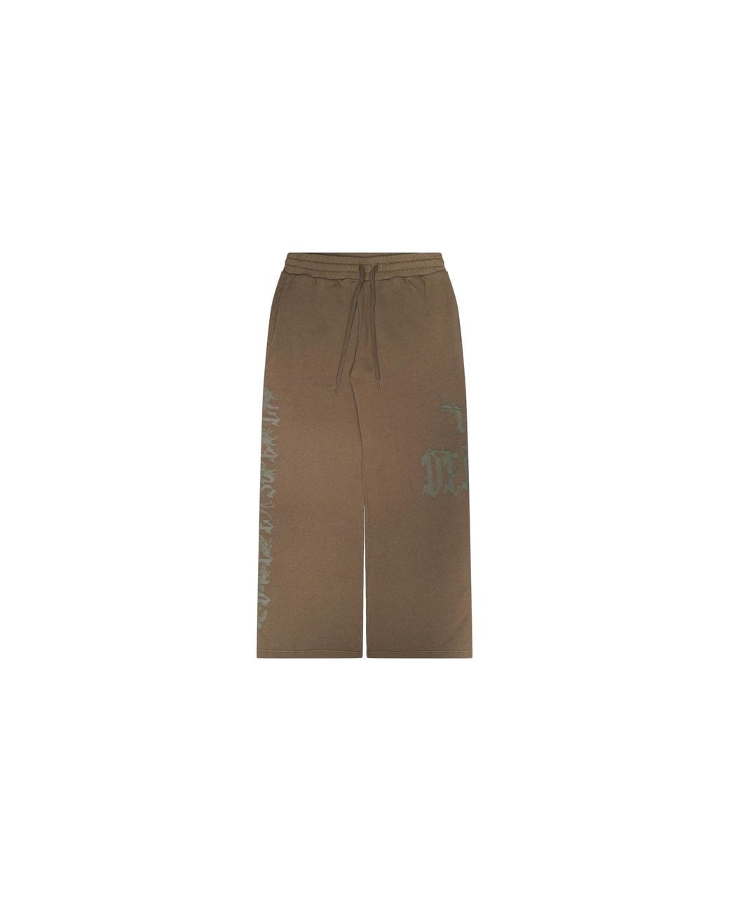 DIESEL Black P-Gro Treated Wide-Leg Sweatpants A238060Bkcj7Eta" for men