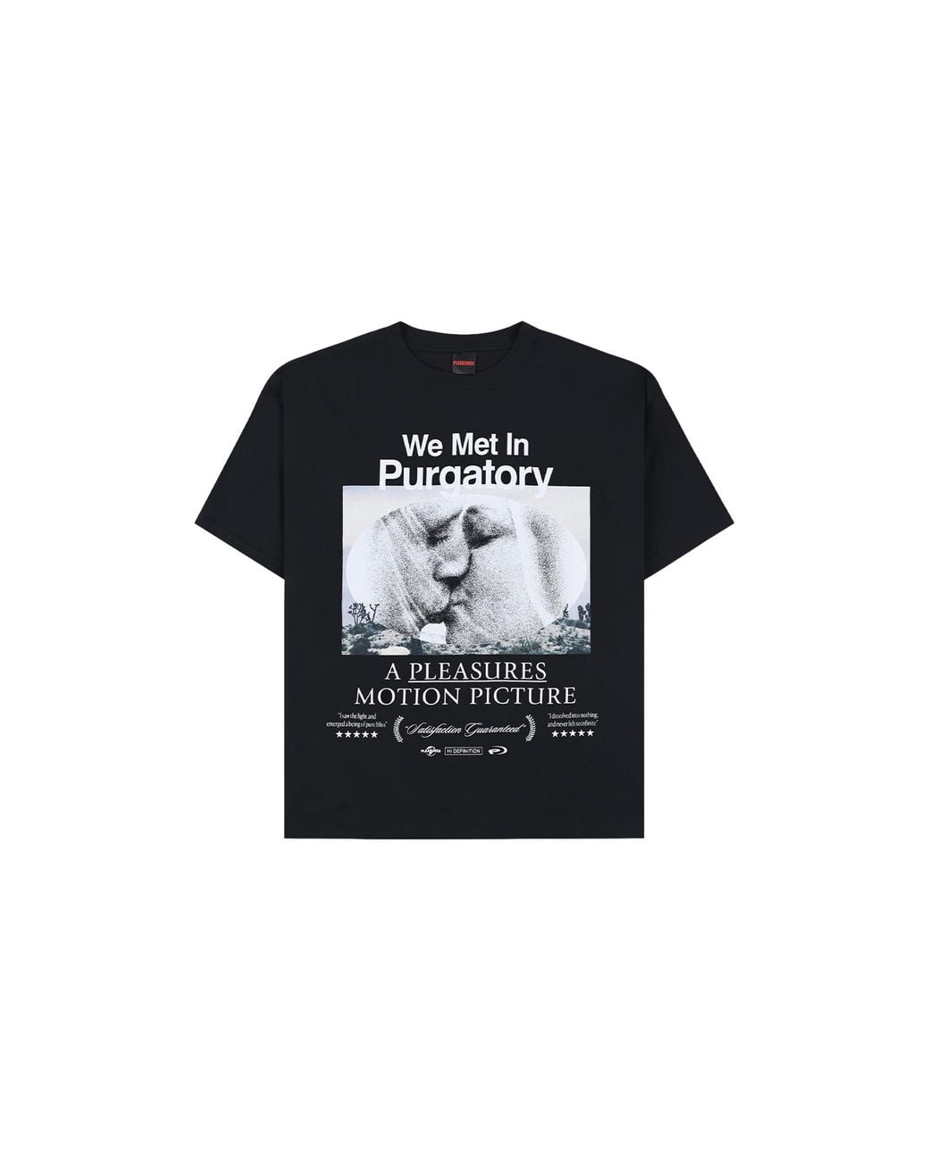 Pleasures Black Devotion Ss T-Shirt P26F044- for men