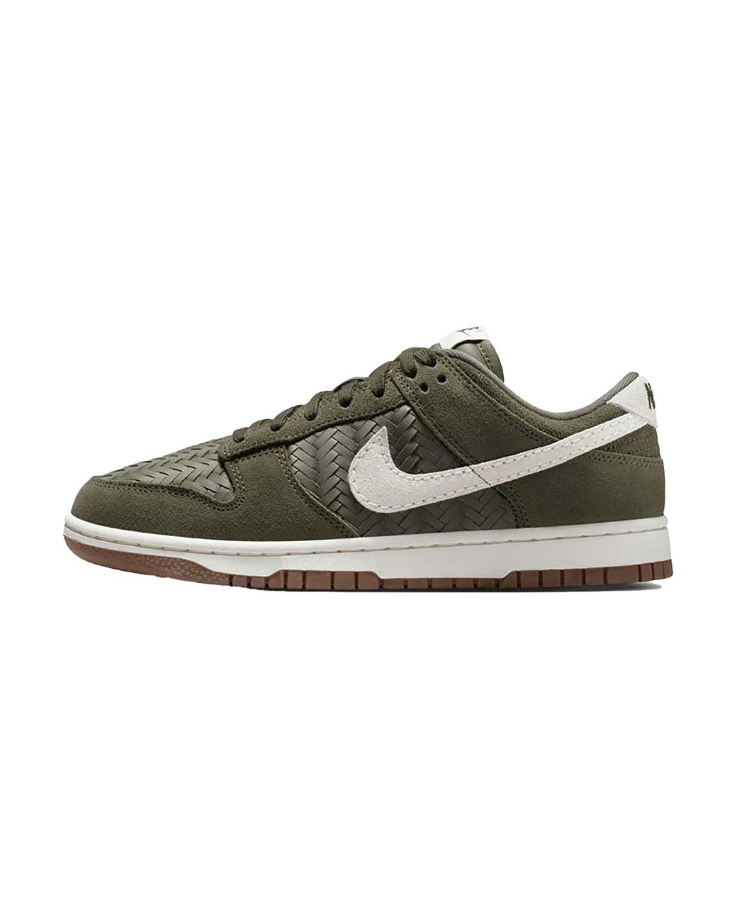 Nike Black Dunk Low Premium Se "Woven Medium Gum" Ib6161 200"