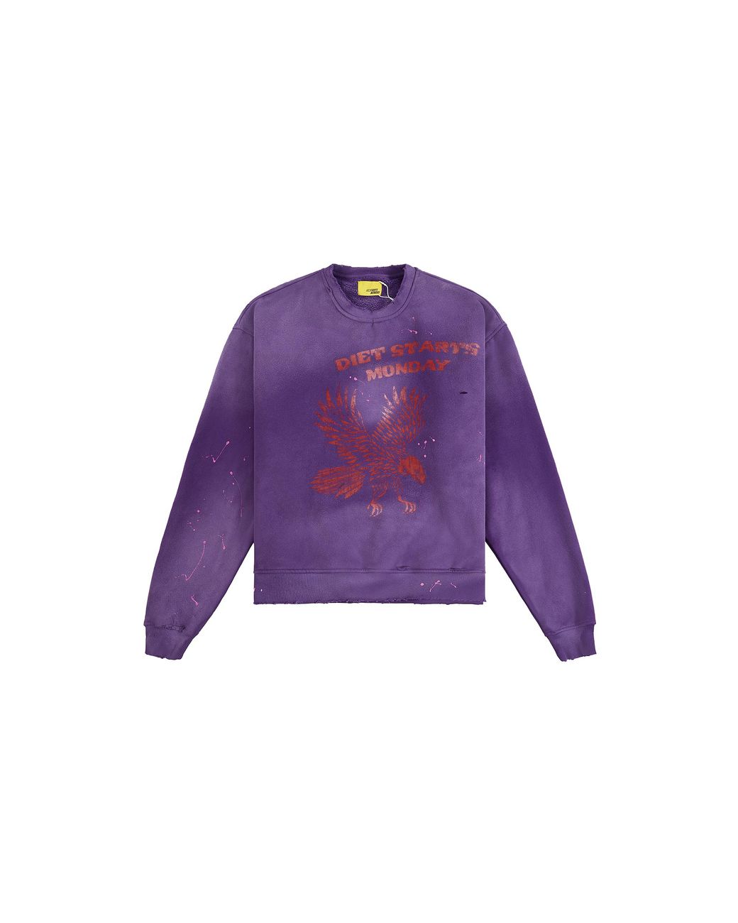 DIET STARTS MONDAY Purple Eagle Sweatshirt Dsm S26 057" for men