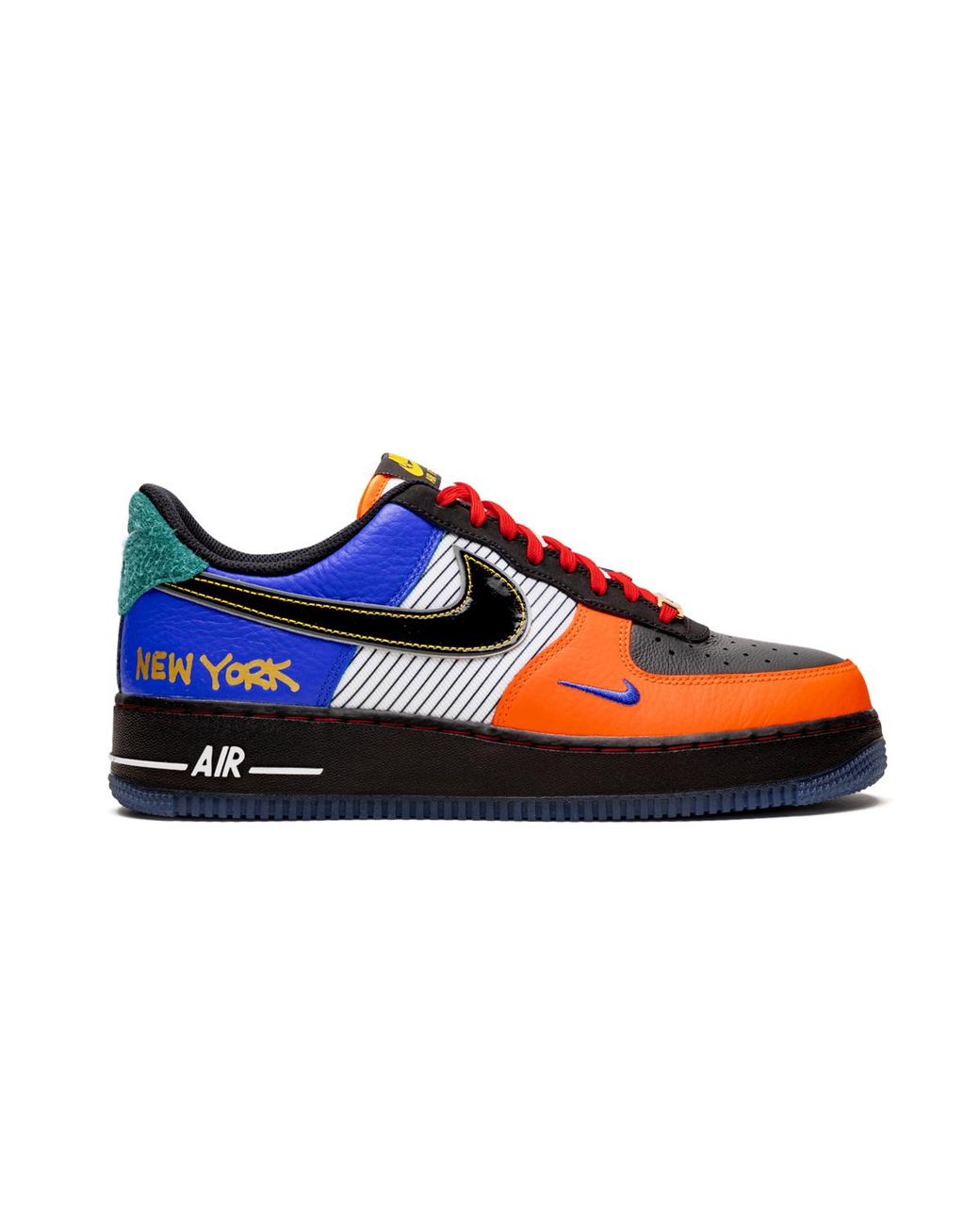 Nike Black Air Force 1 Low 07 "What The Ny" Ct3610 100" for men