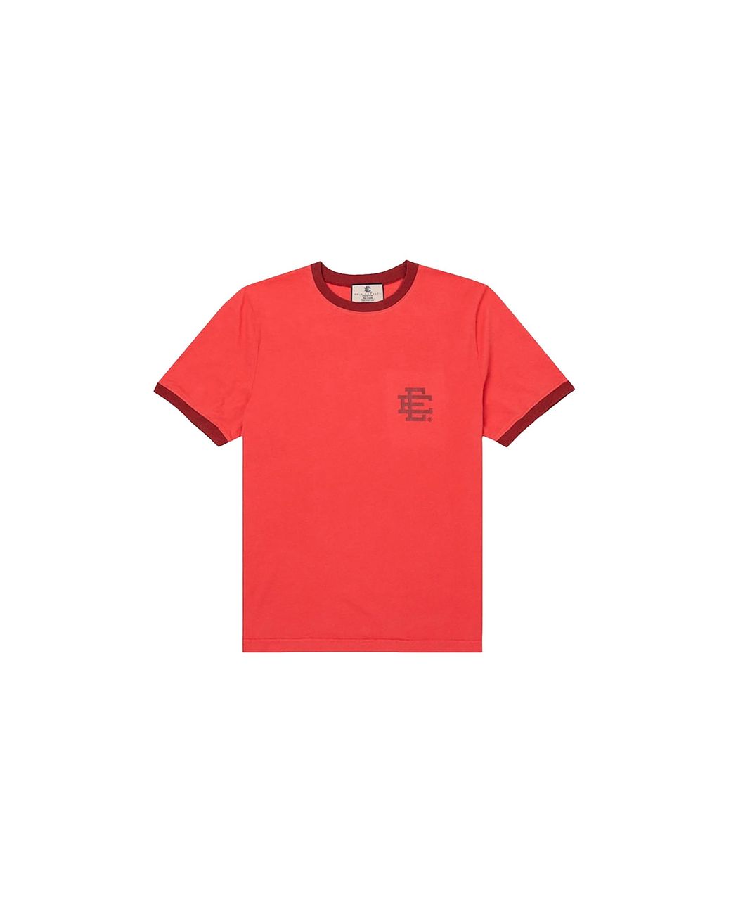 Eric Emanuel Red Ee Ringer T-Shirt "Ss23 for men