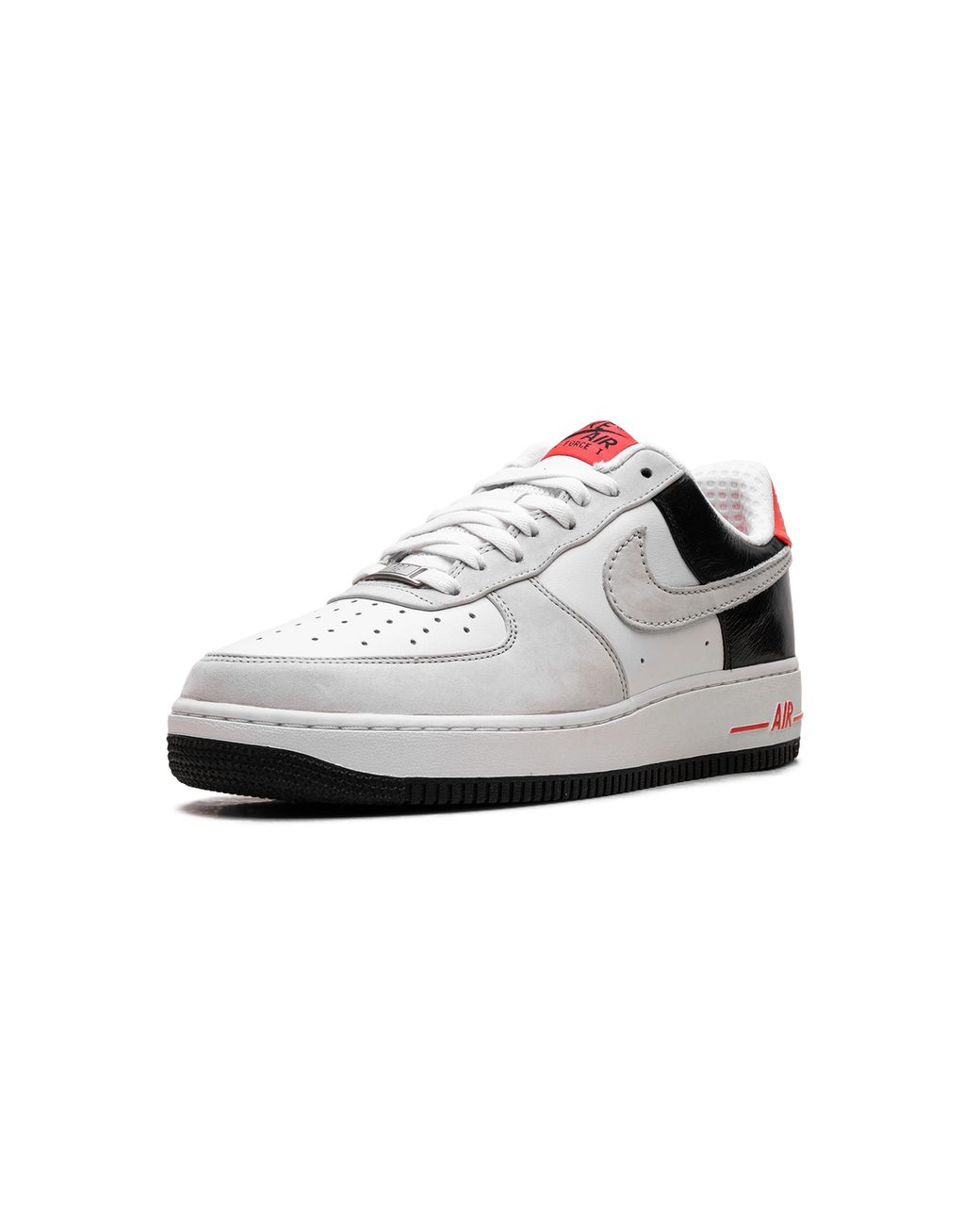 Nike Black Air Force 1 Low Premium "Infrared" 318775 101" for men