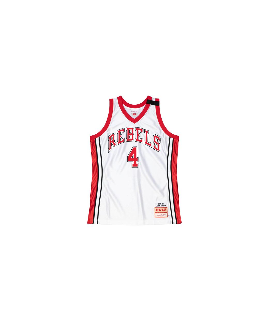 Mitchell & Ness Black Ncaa Jersey Unlv "Runnin Rebels 1989 Larry Johnson" Ajy53450 Lve89Ljowhit" for men