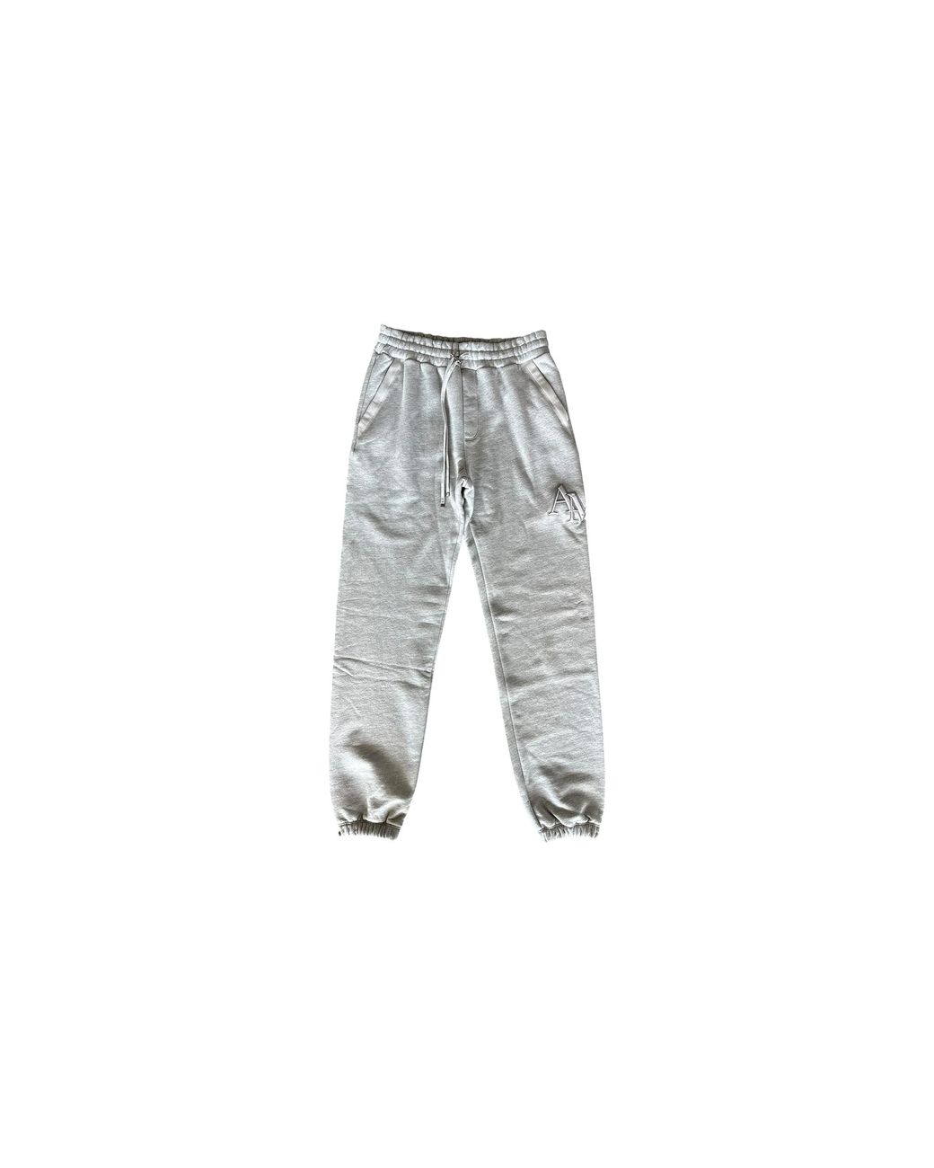 Amiri Black Staggered Logo Sweatpants Aw23Mjp005 032" for men