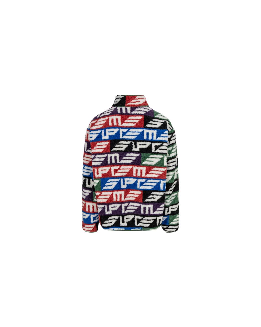Supreme Black Geo Reversible Windstopper Fleece Jacket "Fw22" Su12555"