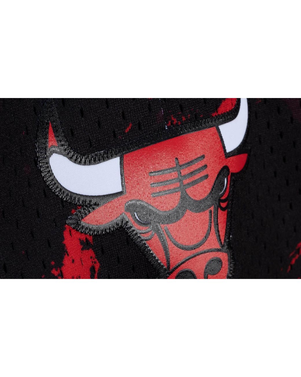Mitchell & Ness Red Team Marble Swingman Shorts "Nba Chicago Bulls 1997" Pfsw1279 Cbu97Pppblck" for men