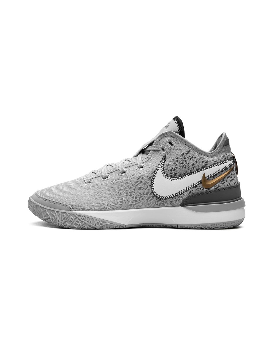Nike Black Zoom Lebron Nxxt Gen "Wolf Metallic" Dr8784 004" for men