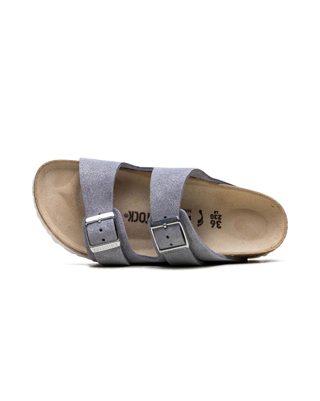 Birkenstock Black Arizona Shimmering Fog for men