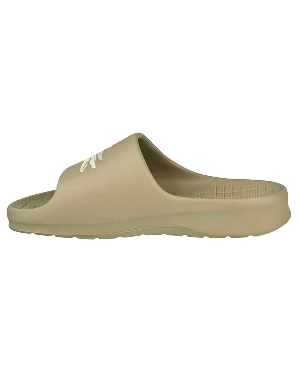 Lacoste Black Serve Slides 2.0 "Khaki Off" 745Cma0005 2A9" for men