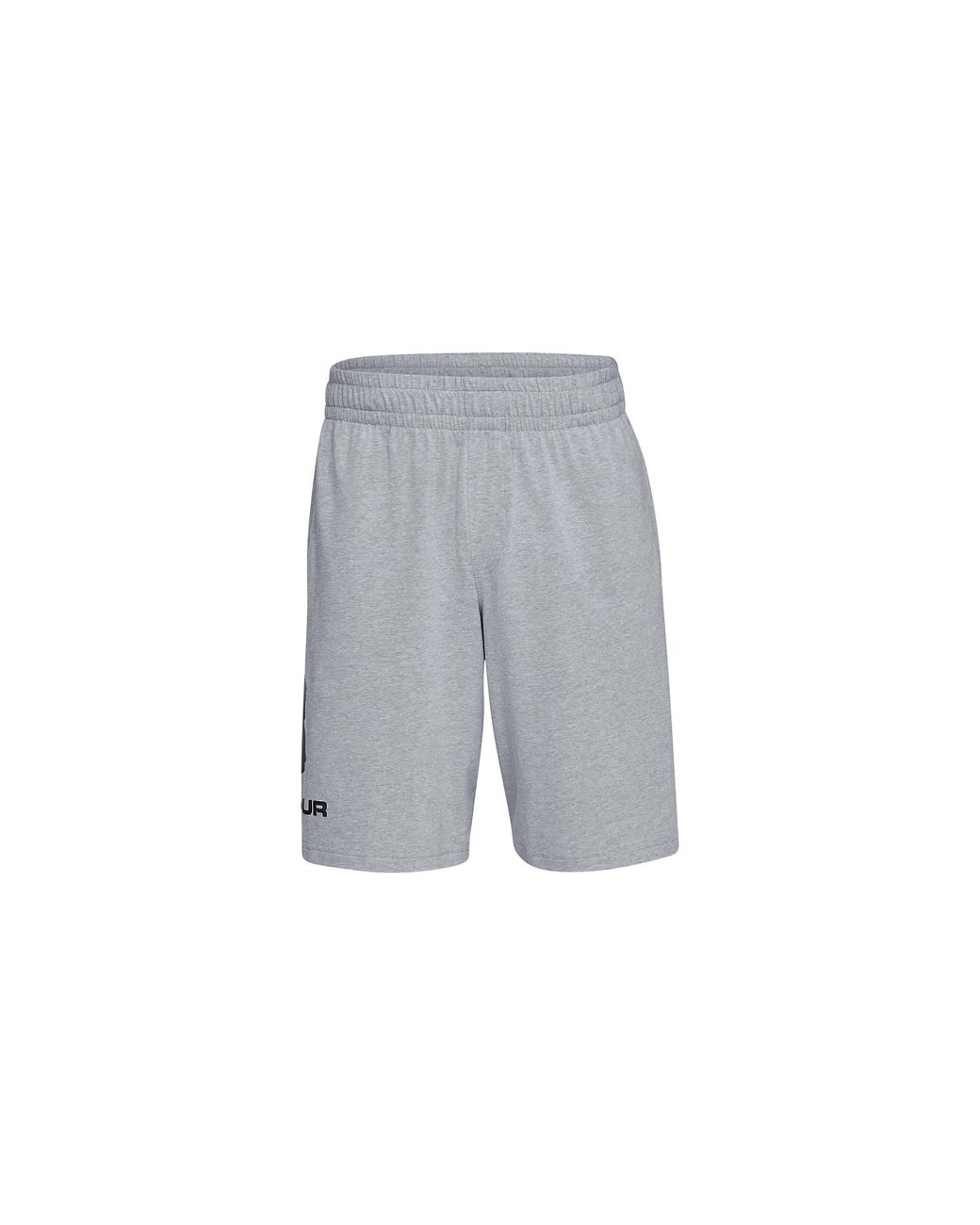 Under Armour Black Sportstyle Cotton Shorts "Steel Light Heather 1329300 035" for men