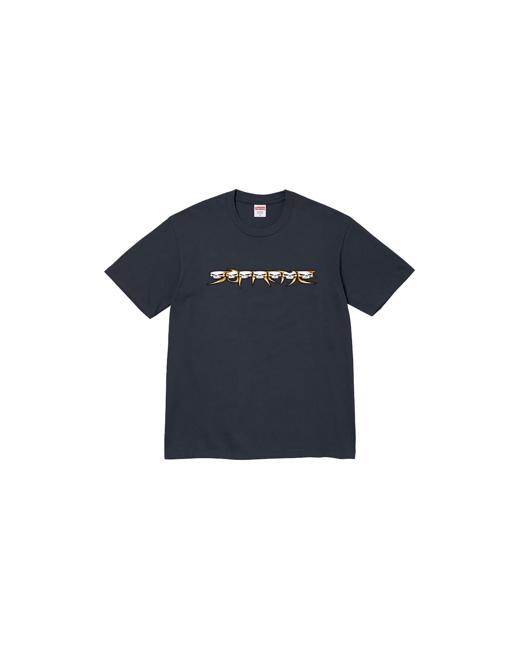 Supreme Black Skulls Spellout Shirt "Fw26