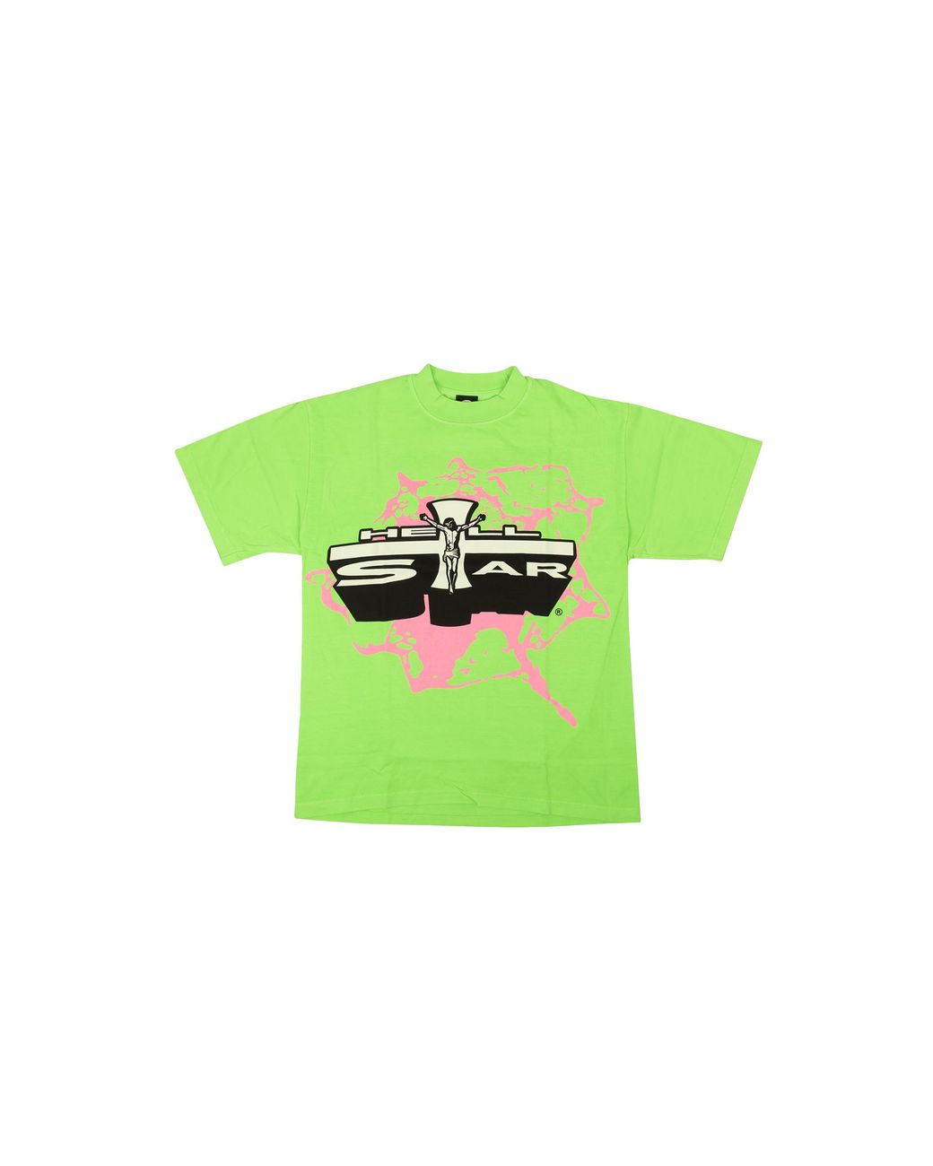 HELLSTAR Green Son Of God T-Shirt Hsr038" for men