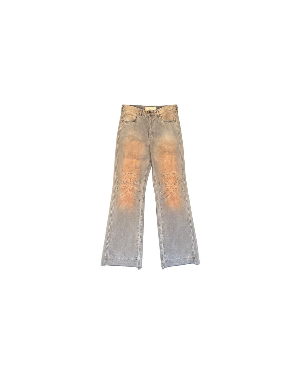 SEKRIT Black Chopper Carpenter Pants "Rust" Ss26 Sek Pnt01 Blu" for men