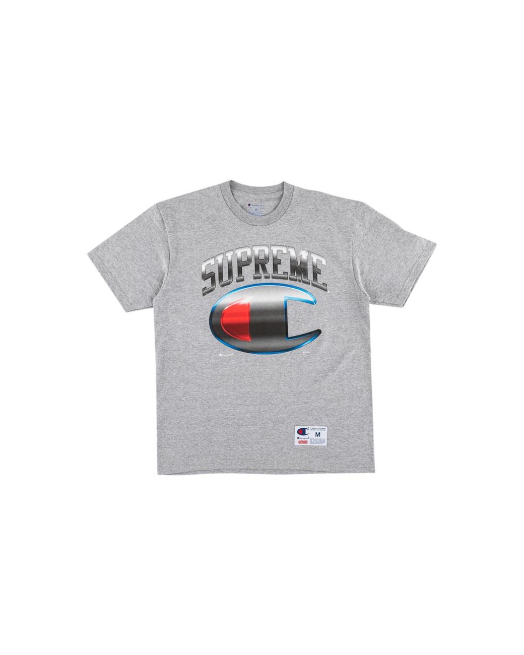 Supreme Black Champion Chrome Ss Top "Ss19" Su7156"