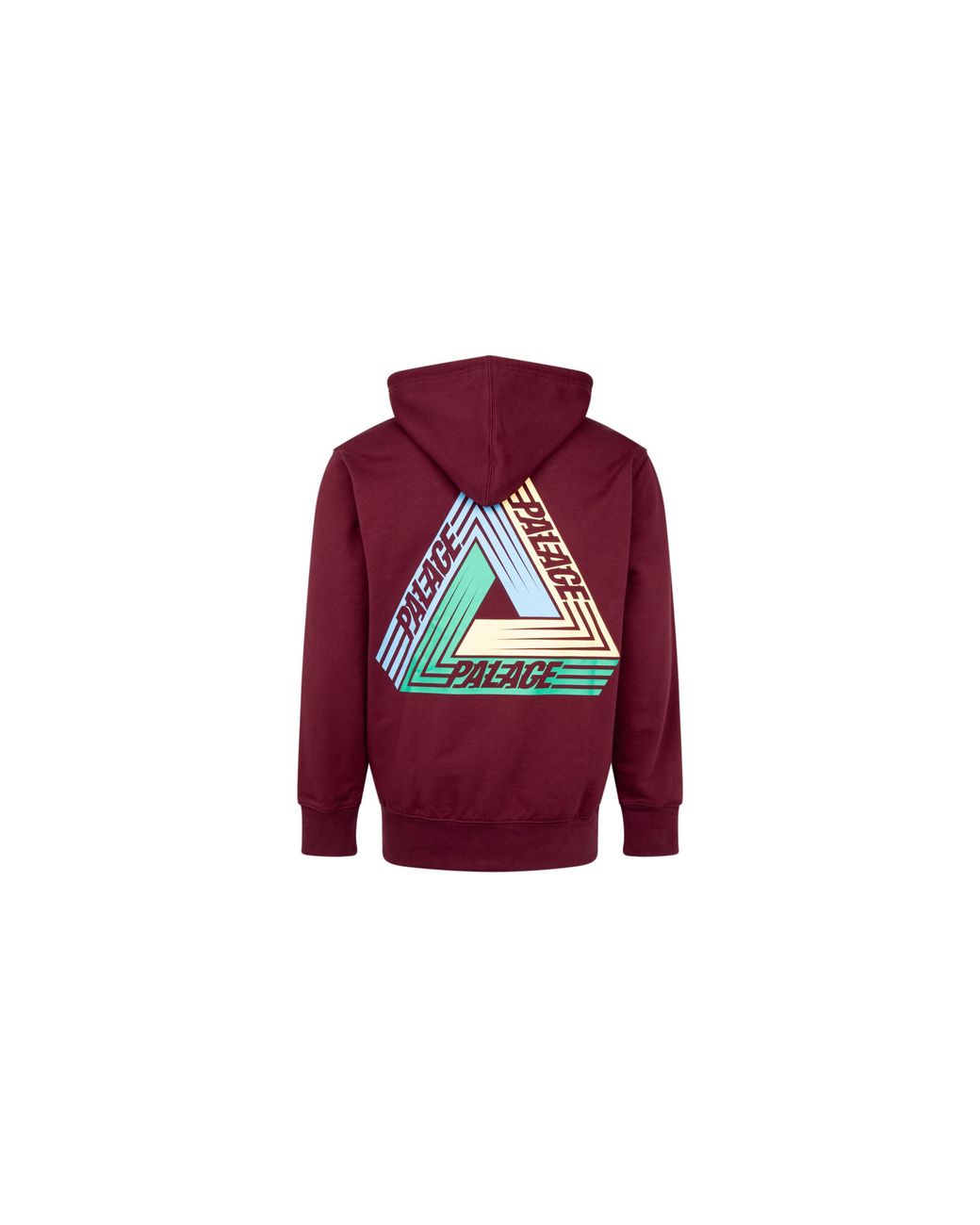 Palace Red Tri-Dart Hoodie "Burgundy" P19Hd091" for men