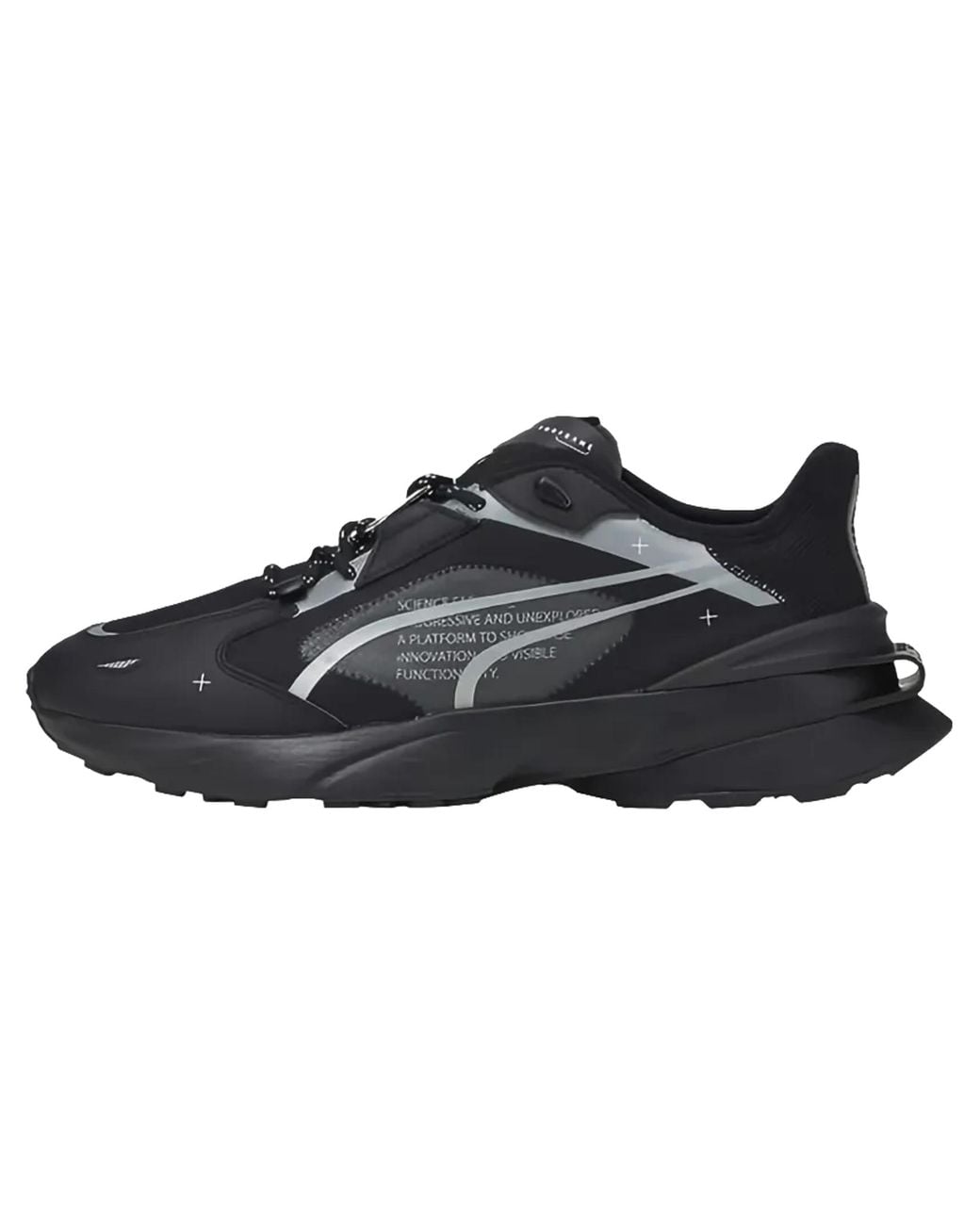 PUMA Black Pwrframe Op-1 Tech 383423 01" for men