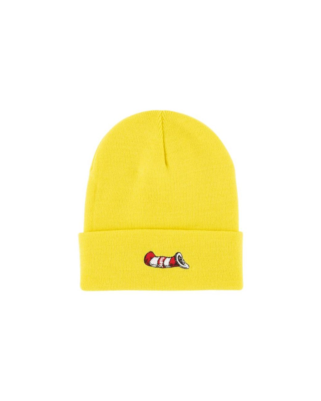 supreme cat in the hat beanie