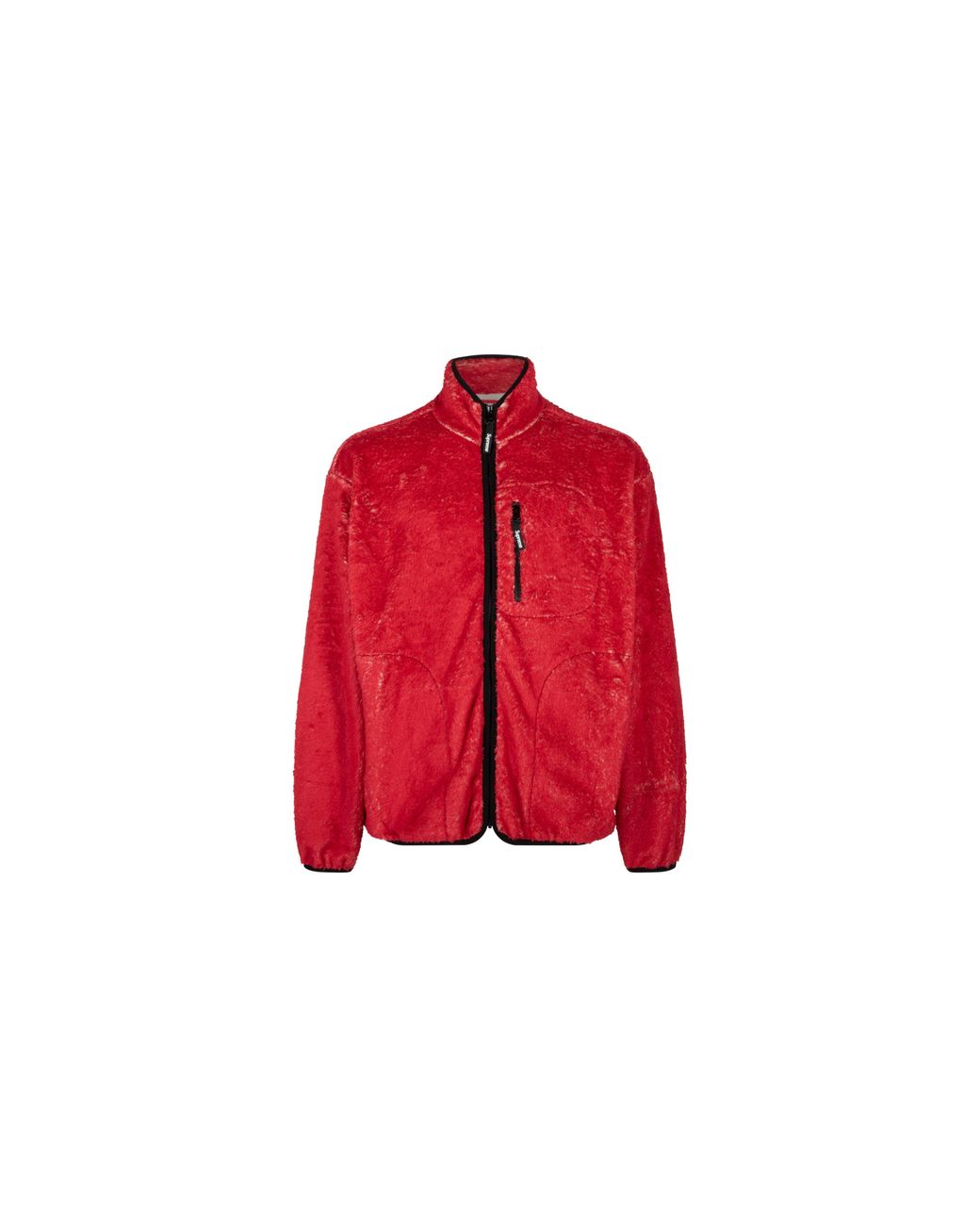 Supreme Red Kate Moss Fleece Jacket "Fw24