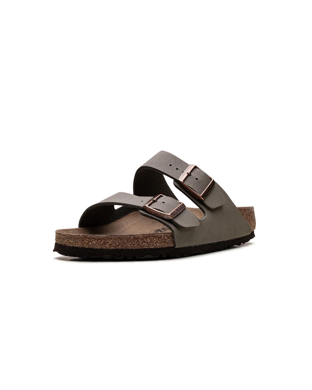 Birkenstock Black Arizona Birkibuc "Stone" 0151211" for men