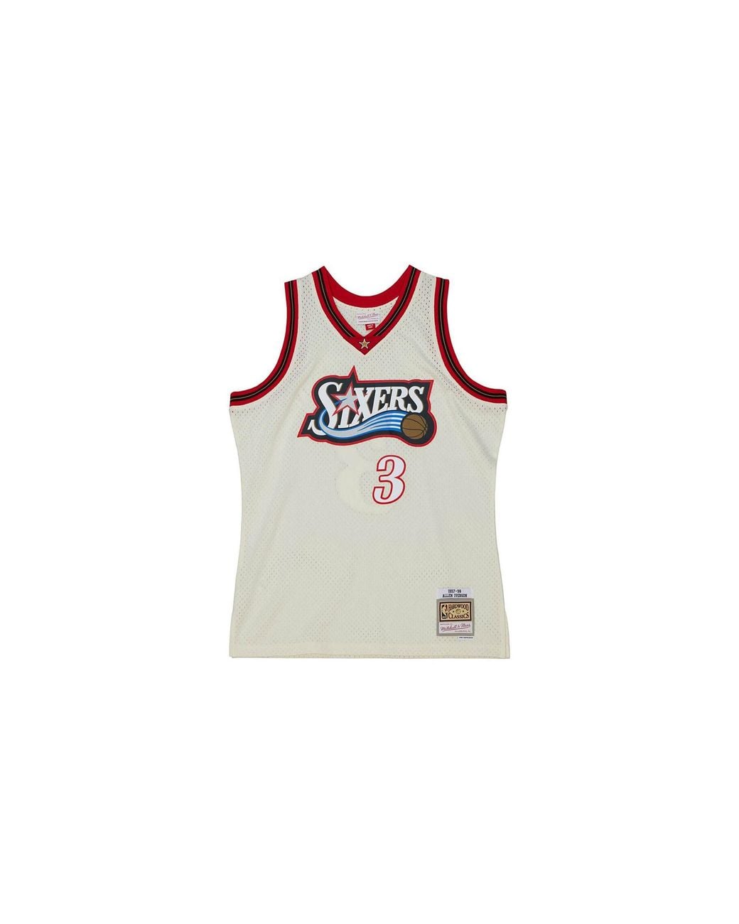 Mitchell & Ness Black Swingman Jersey 76Ers 1997 "76Ers 1997 Allen Iverson" Tfsm5052 P7697Aivofwh" for men