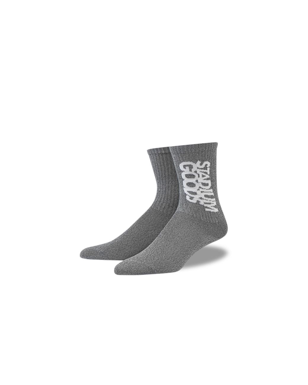 Stadium Goods Black Crew Socks "Reflective" Sgs0242" for men