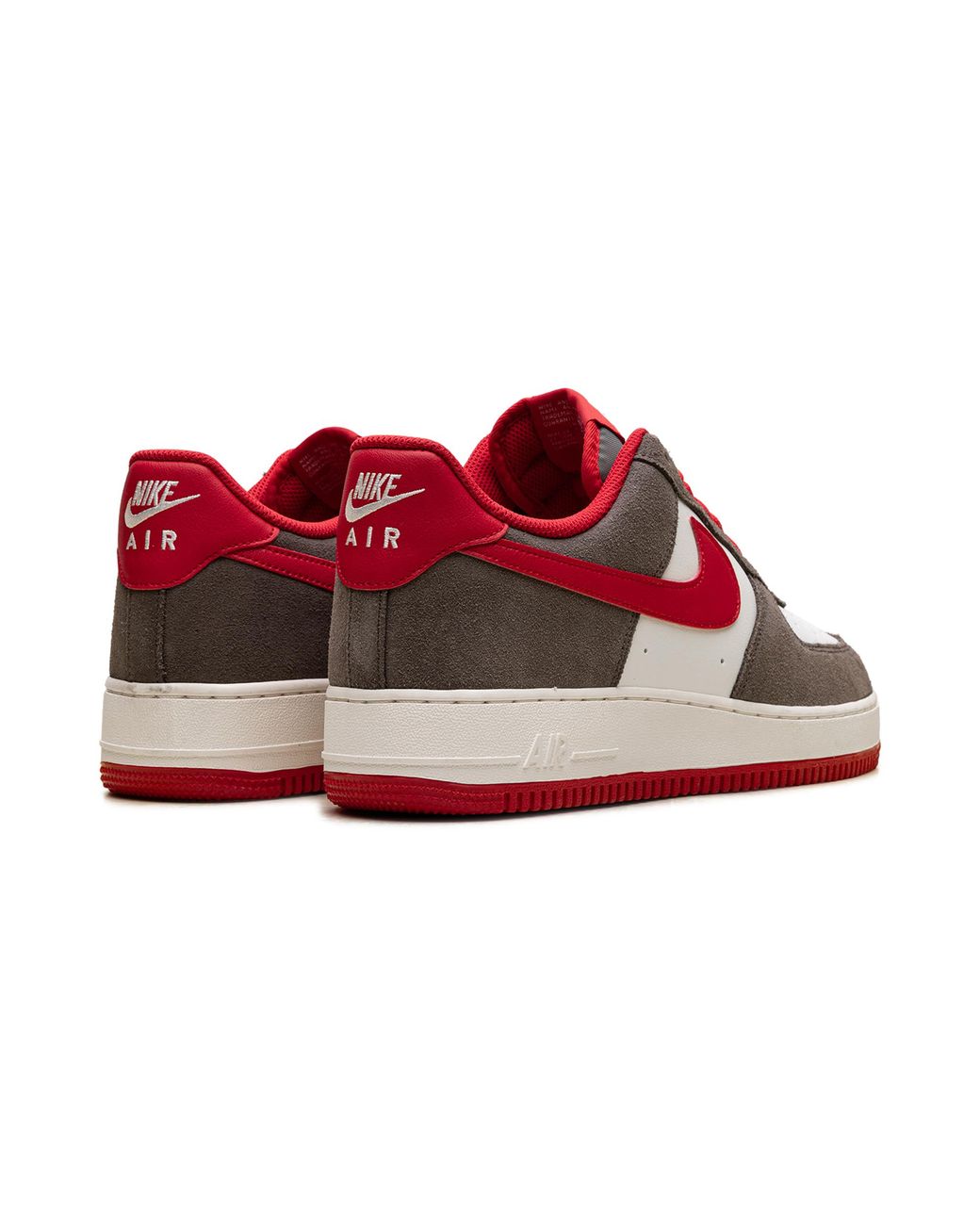 Nike Red Air Force 1 Low '07 Lv8 "Cave Stone University" Fq8714 201" for men