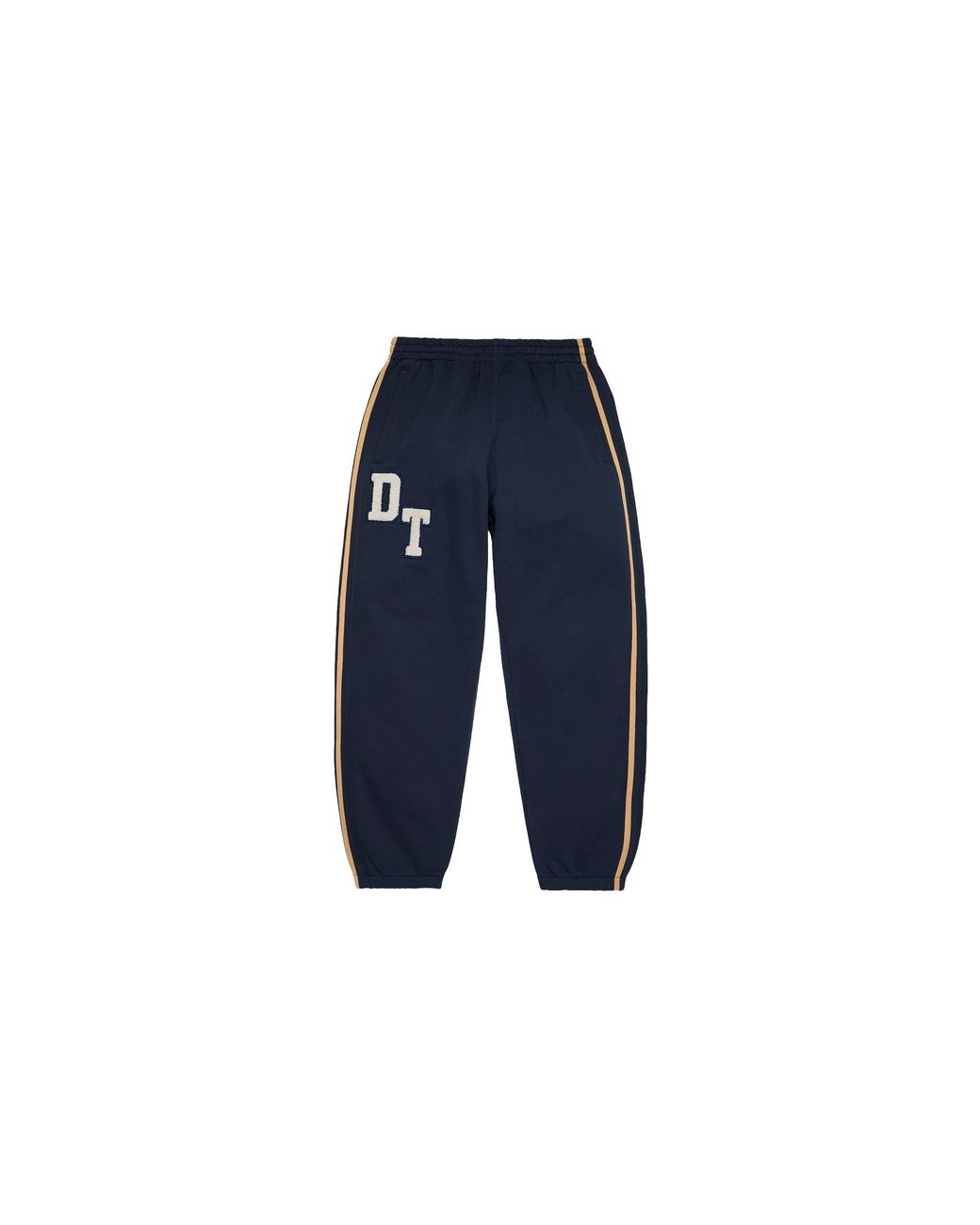 DENIM TEARS Black Chenille Embroidered Sweatpant Dt912" for men