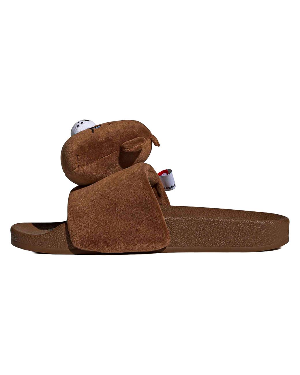 Adidas Brown Adilette "Tenderheart Bear" Kh9953"