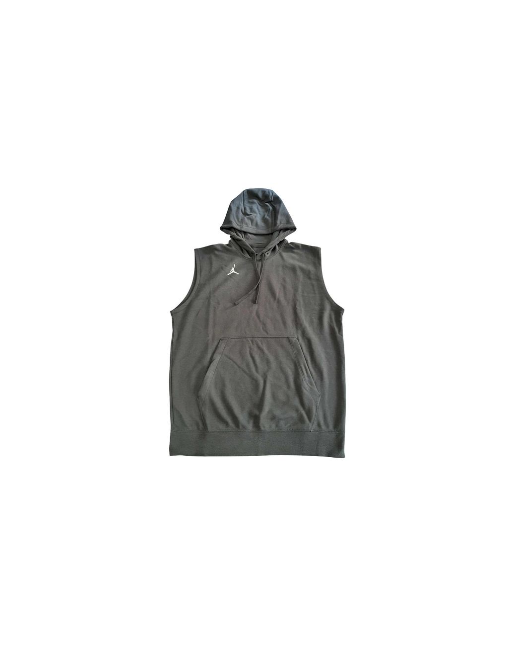 Nike Black Air Sleeveless Fleece French Terry Dri Fit Hoodie Dq7946 066" for men