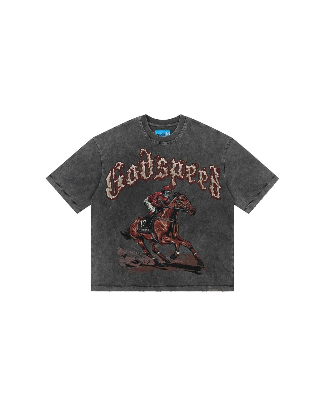 GODSPEED NEW YORK Black Thoroughbred Ii T-Shirt Wash" Gs883" for men