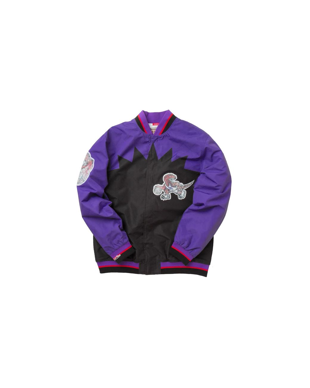 Mitchell & Ness Blue 75Th Anniversary Warm Up Jacket "Toronto Raptors" Ojbf1201-Trayypppblck" for men