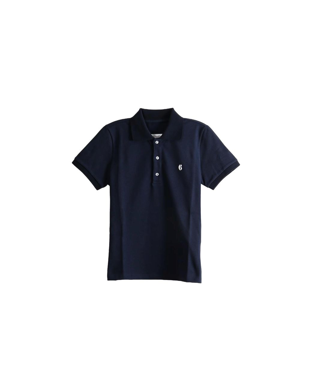 MM6 by Maison Margiela Blue Three Button Polo Shirt S52Gl0028M20220524"