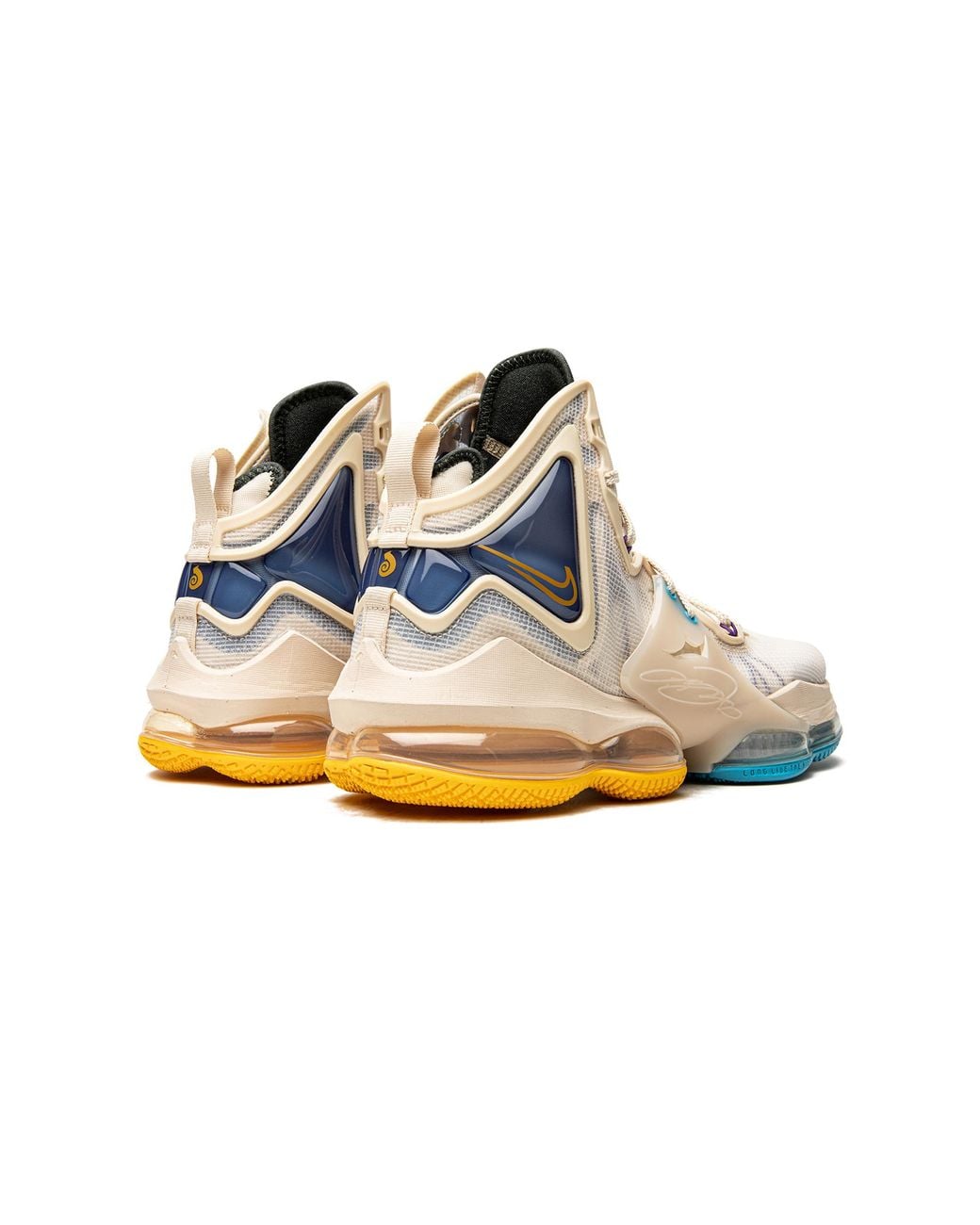 Nike Black Lebron 19 "Minneapolis Lakers" Dc9339 200" for men