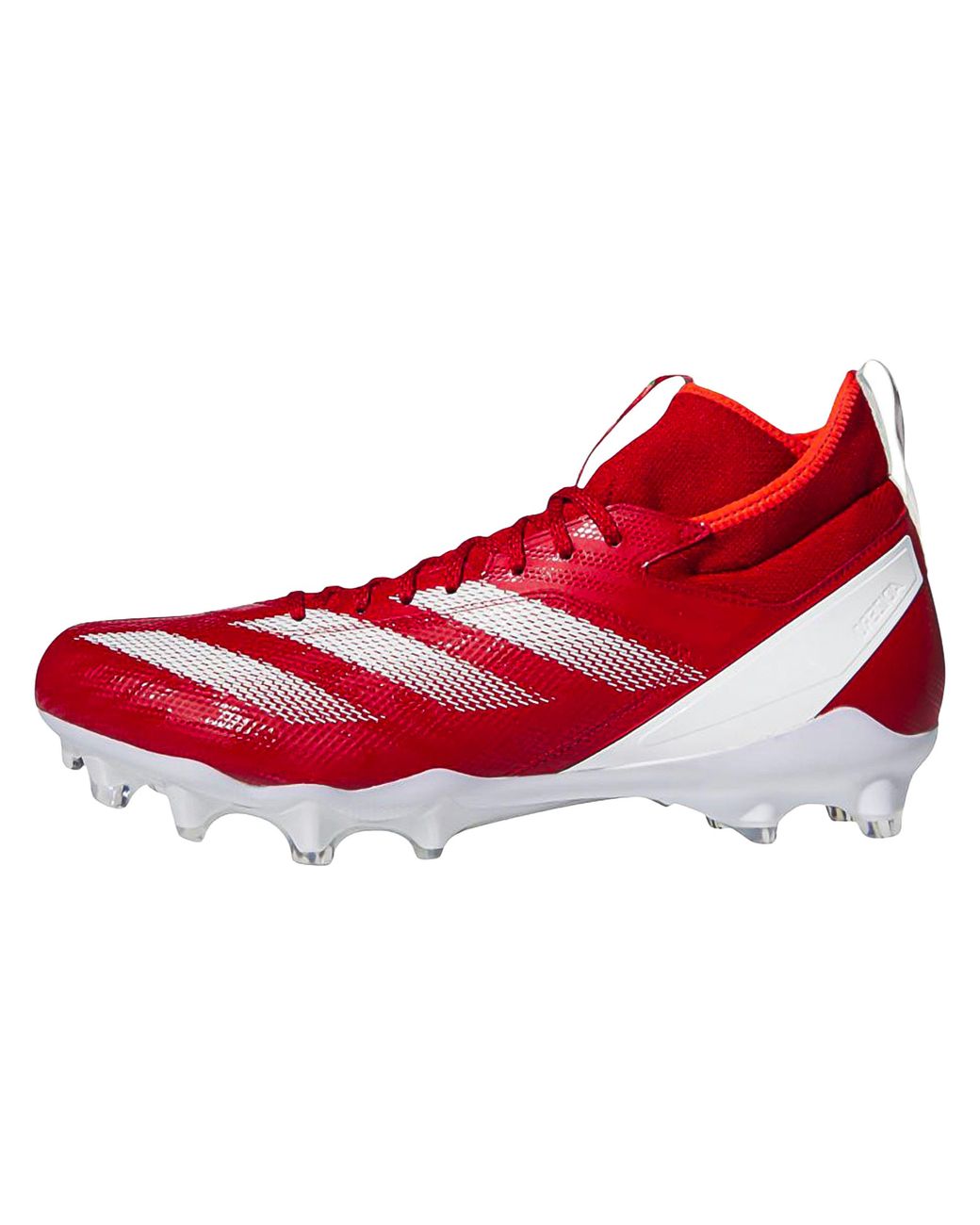 Adidas Red Adizero Impact Football Cleats "Team Collegiate Cloud Team Collegiate" If2455" for men