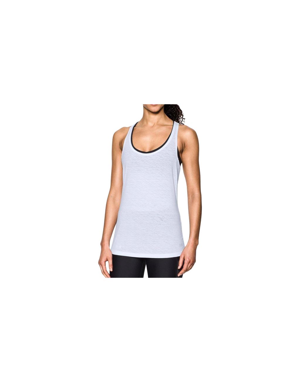 Under Armour Black Skyward Tank Top "Skylight Opal Maui" 1289389 400"