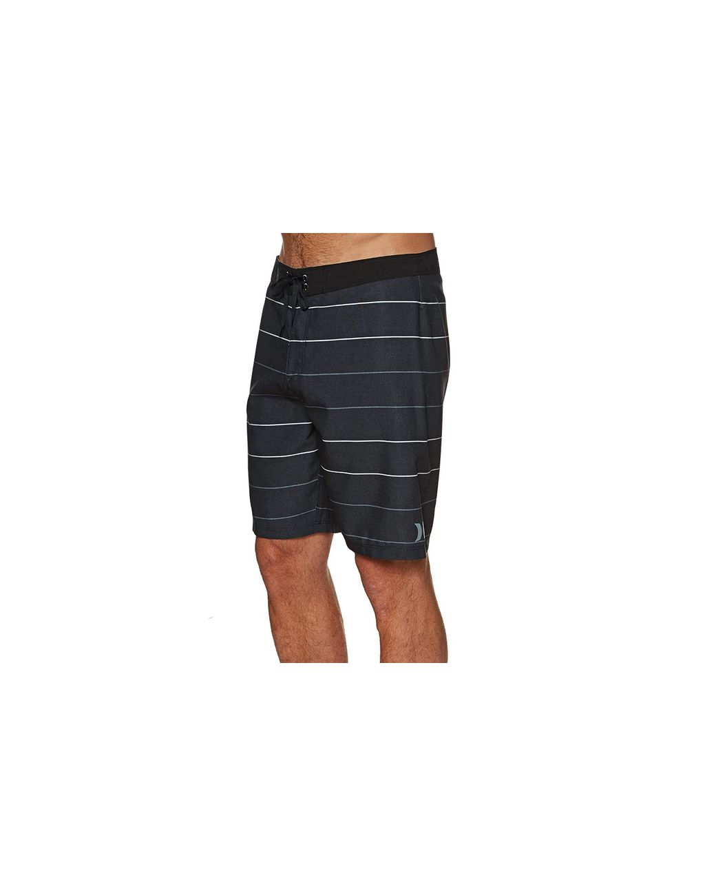 Hurley Black Main Street 20" Boardshorts 903674 010" for men