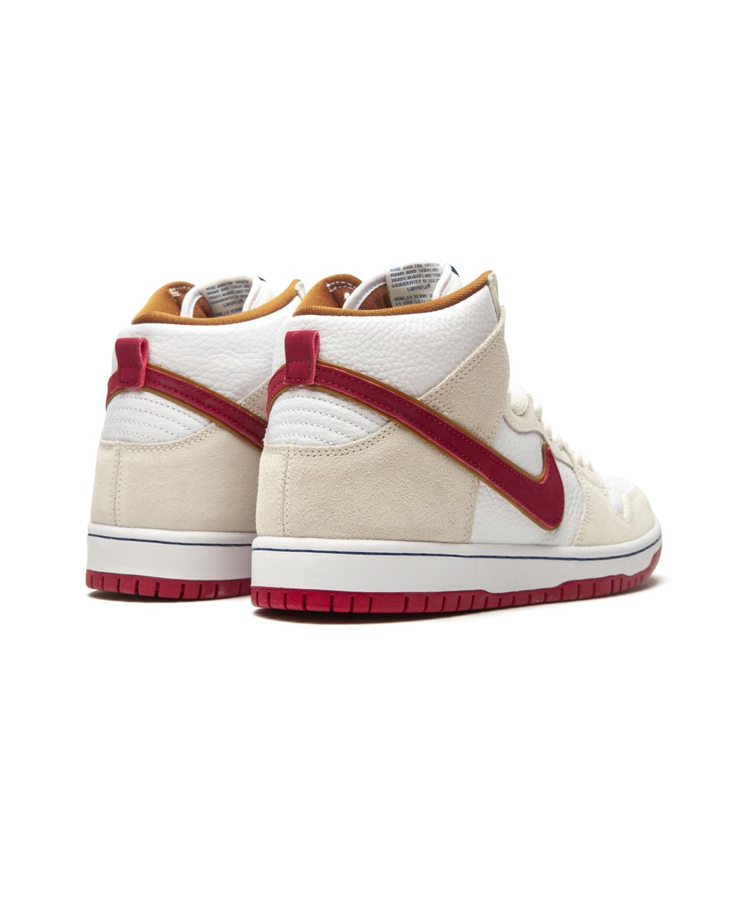 Nike Black Sb Dunk High "Team Crimson" Cv9499 100" for men