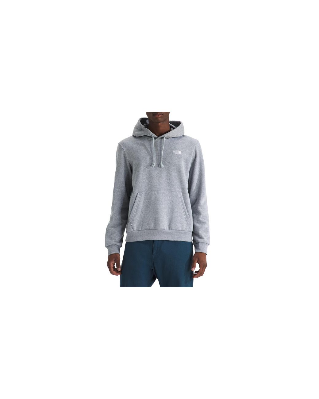 The North Face Black Evolution Simple Dome Oversized Hoodie "Tnf Pale Heather" Nf0A8Cwmcqo" for men