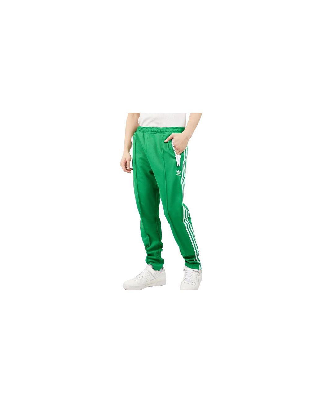 Adidas Green Js Big Zip Pant Hy1817" for men
