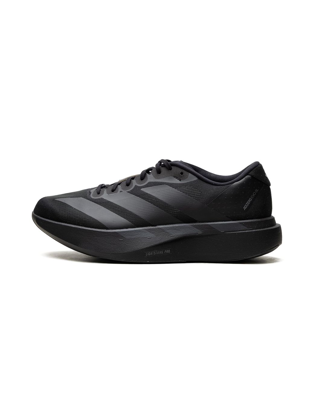 Adidas Black Adizero Evo Sl "Core Iron Metallic" Kh9858" for men